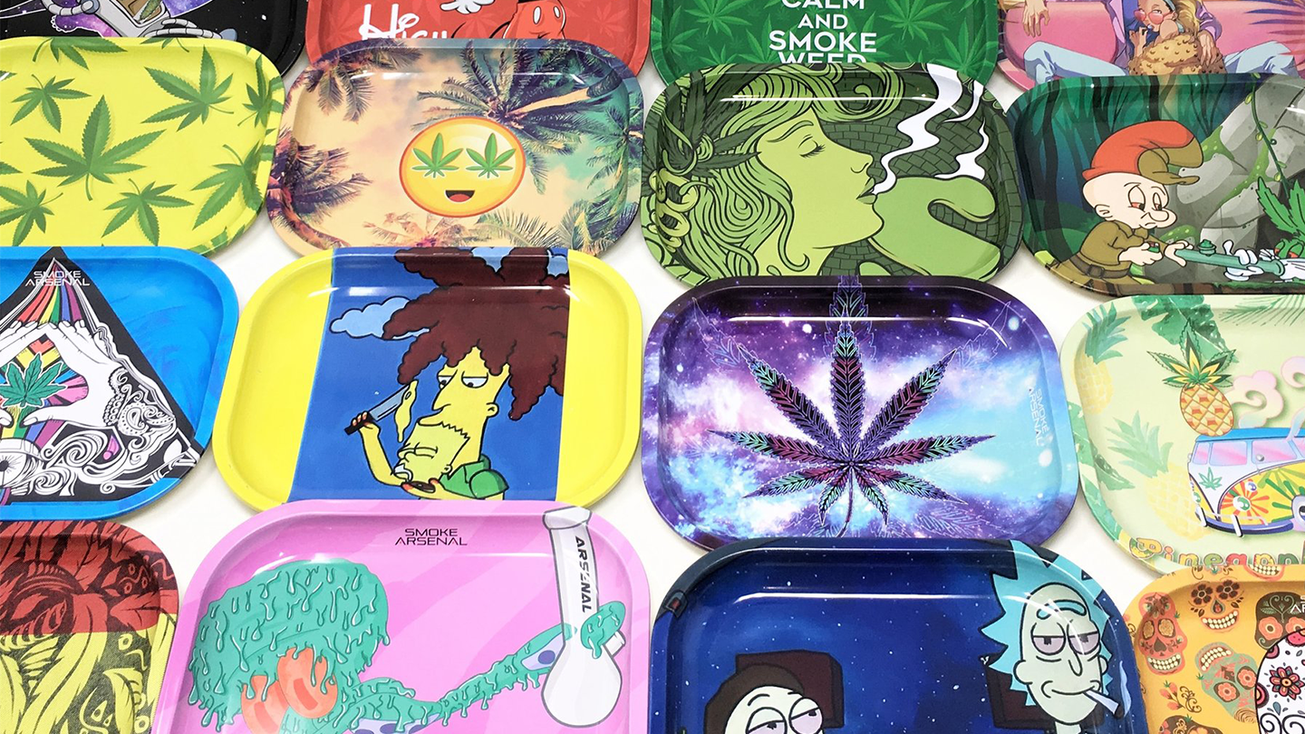 Rick & Morty Dab Portal Glass Tray Rolling Papers & Supplies