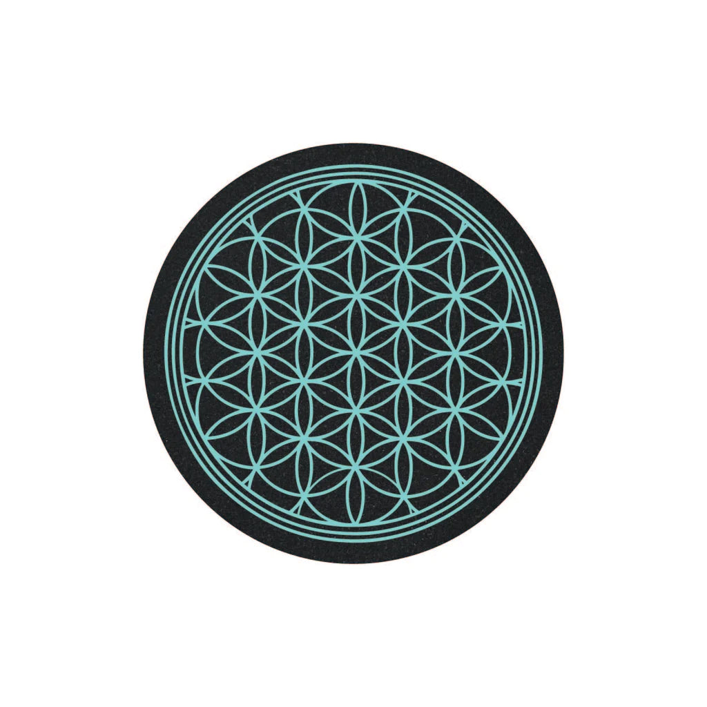 5" Aqua Flower Mood Mat