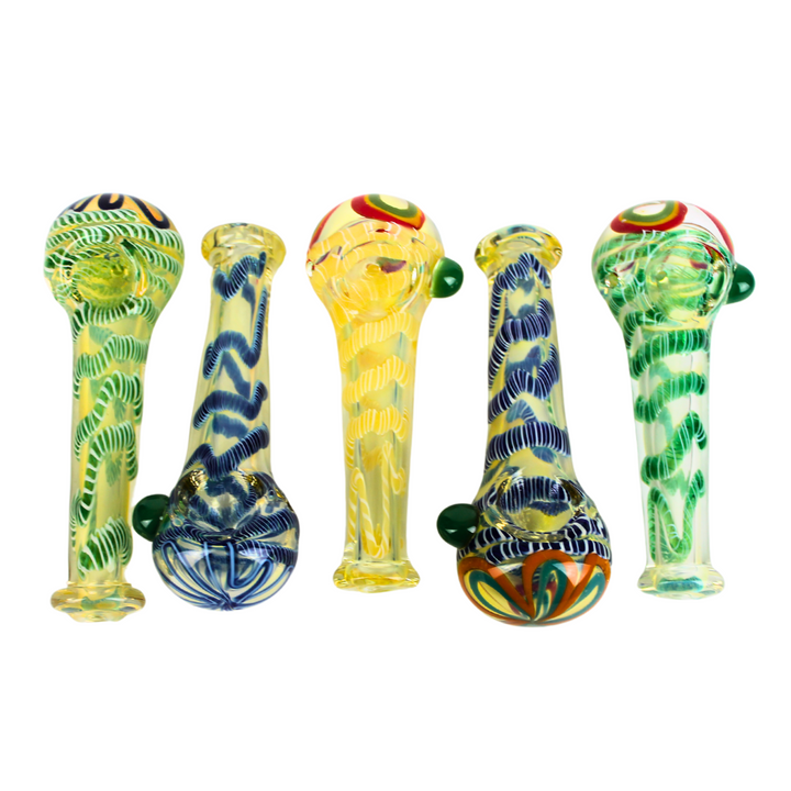 SSP-65 4.5" Fumed Spiral Hand Pipe