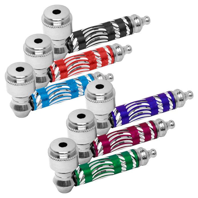 3" Diamond Cut Metal Hand Pipe