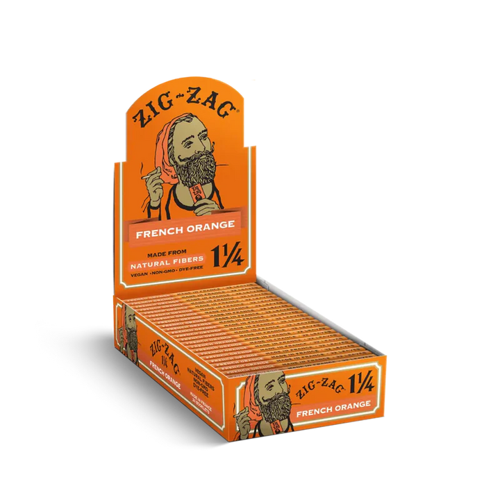 Zig Zag French Orange Rolling Papers 1 1/4