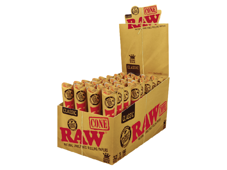 RAW King Size Classic Cones Box