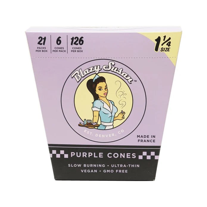 Blazy Susan Purple Cones 1 1/4 6pk - 21ct Box
