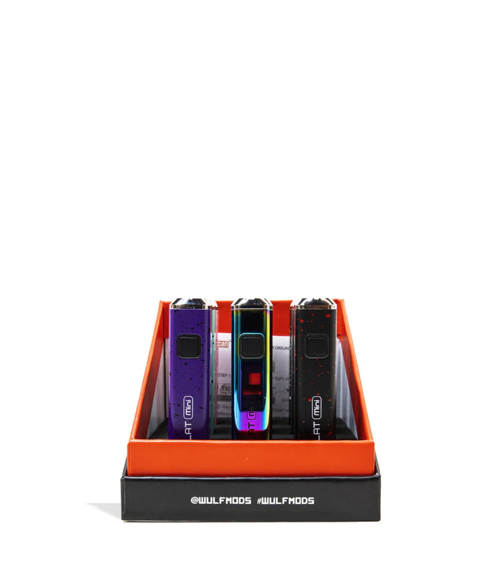 Wulf Flat Mini Cartridge Vaporizers 9pk