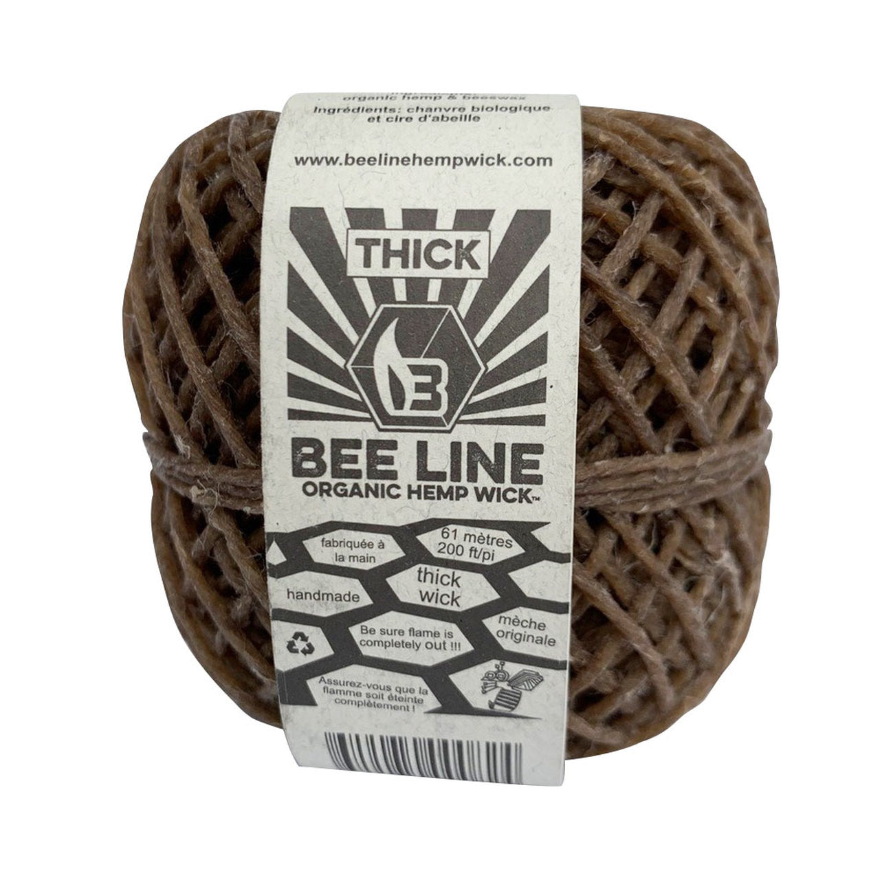 I-Tal Organic Hemp Wick Supreme Spool 250-Feet