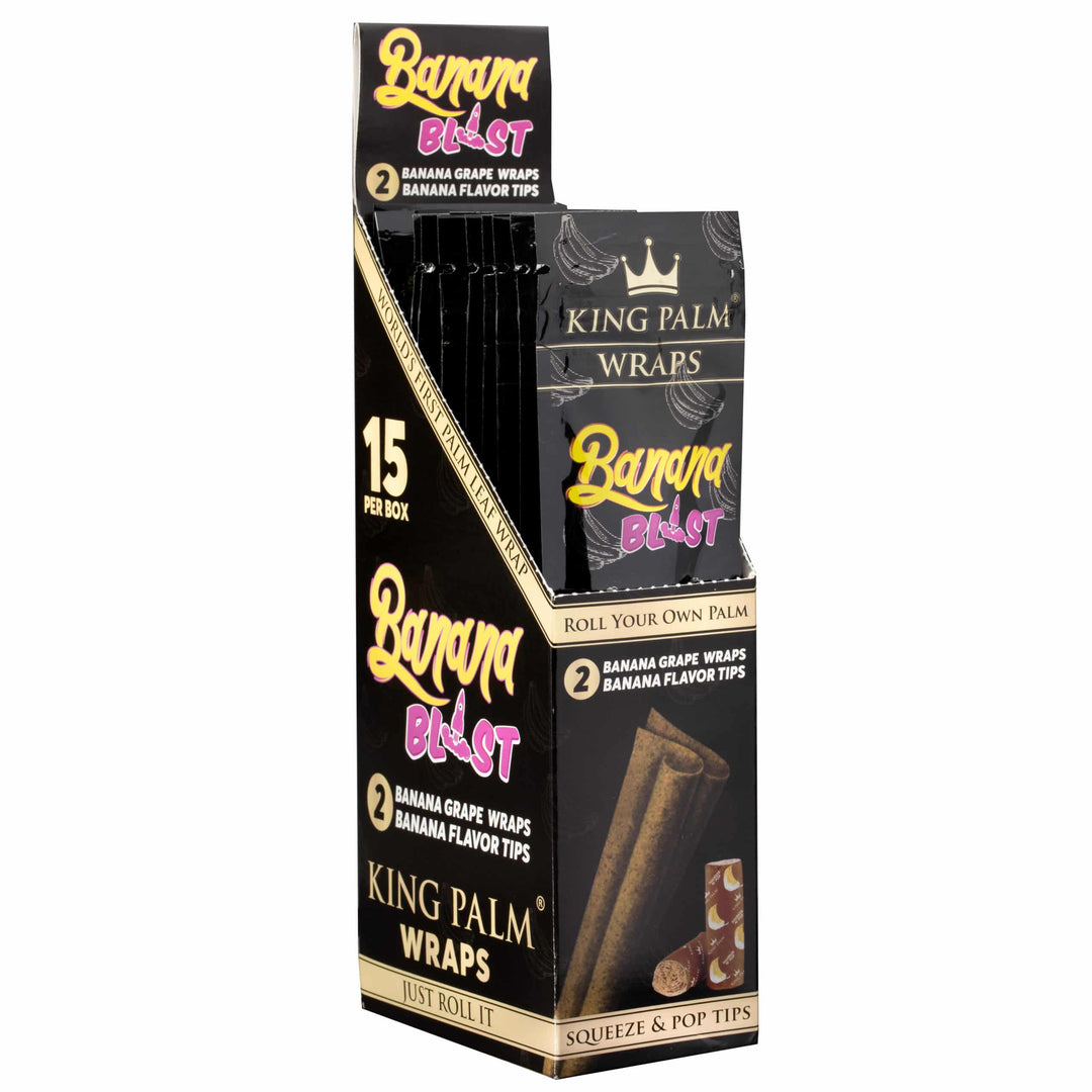King Palm Wraps : Banana Blast (15pk)