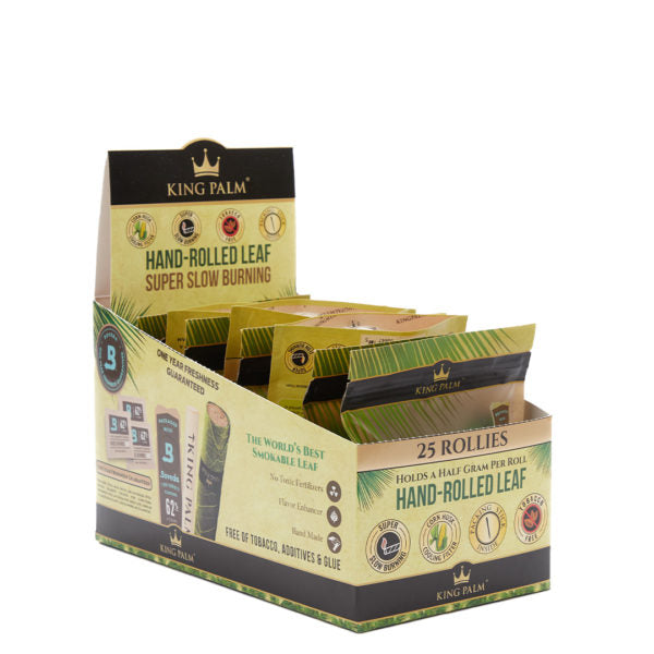 King Palm Rollies Bulk Pouch w/ Boveda 25pk