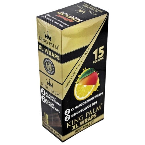 King Palm Wraps : Golden Mango (15pk)