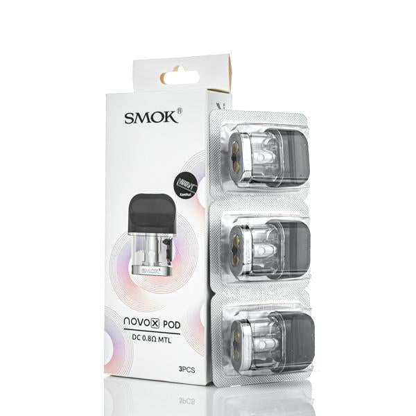 Smok Novo X 0.8Ω DC MTL Replacement Pods 3-Pack