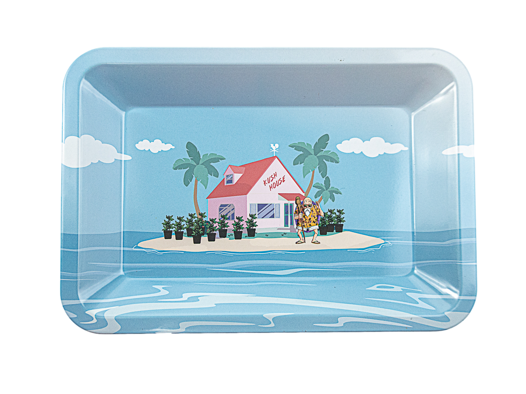 DBZ Kush House Mini Metal Rolling Tray