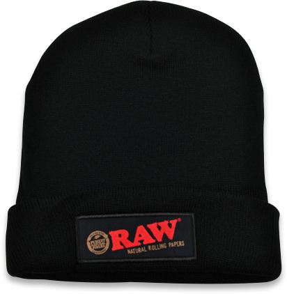 RAW Black Beanie