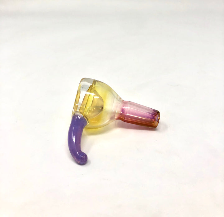 Gold And Silver Fume Bowl w/ Handle (USA)