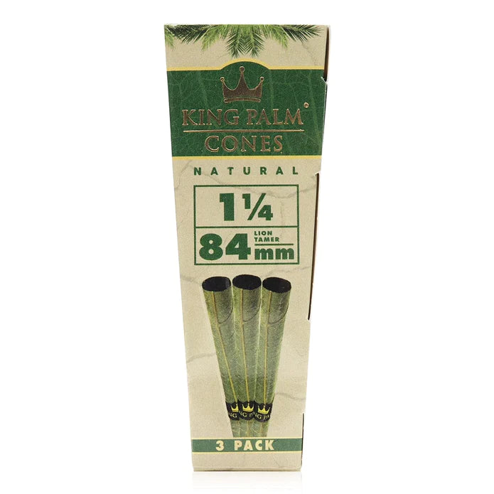 King Palm Natural Cones 1 1/14 3pk