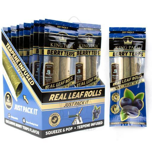 King Palm Blue Berry - 2 Mini Rolls - 20pk Display