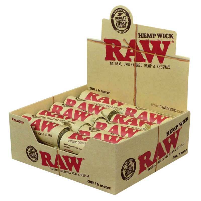 RAW Hemp Wick 20FT 6 Meter (20CT)
