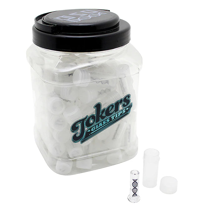 Tokers Glass Tips Jar 40ct