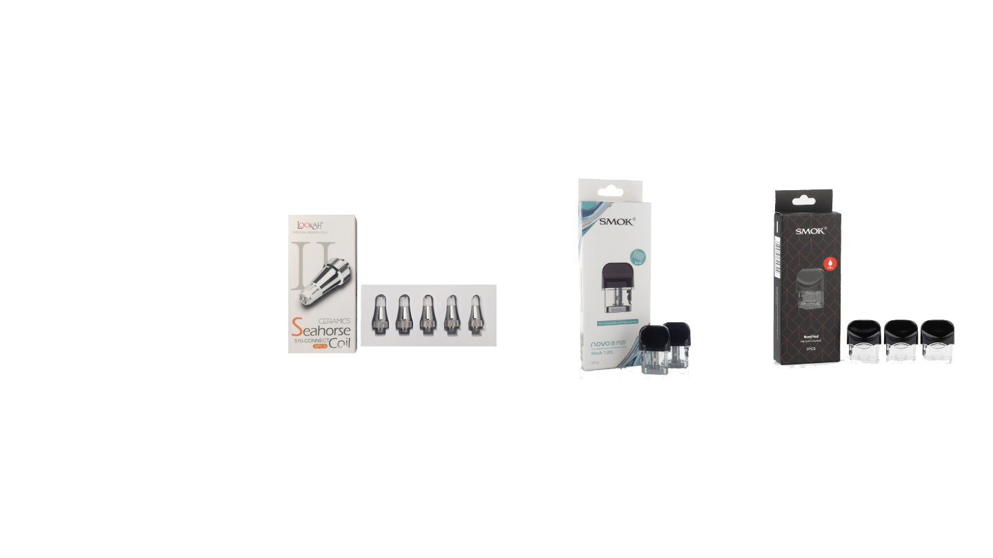 vape coils and pods SMOK NORD 4 IV V4 Spare Pods or Replacement Coils | RPM | MESH | MTL | Pod  (NEW) main image 1