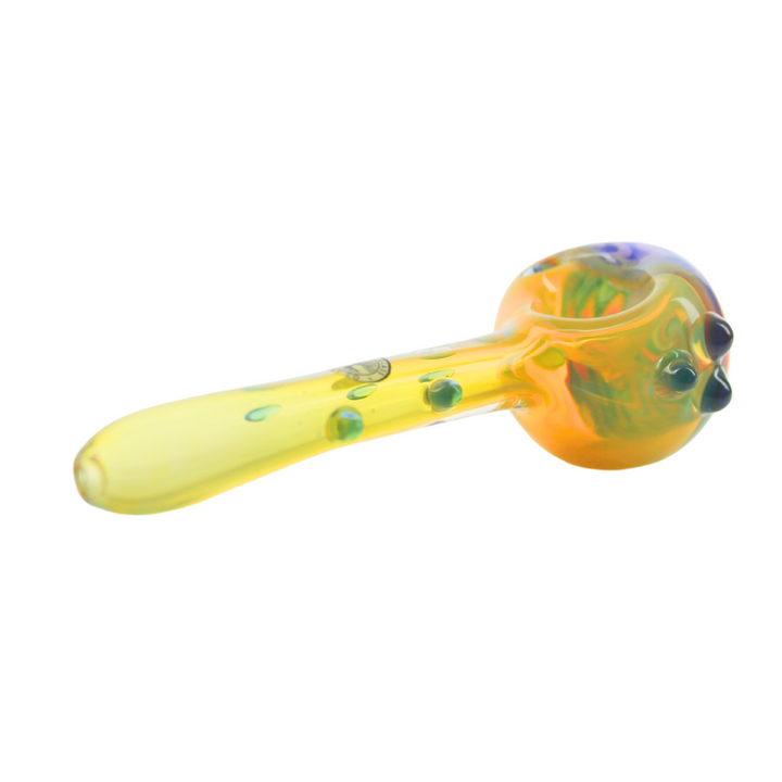 Roots Glass Fume Wig Wag Hand Pipe