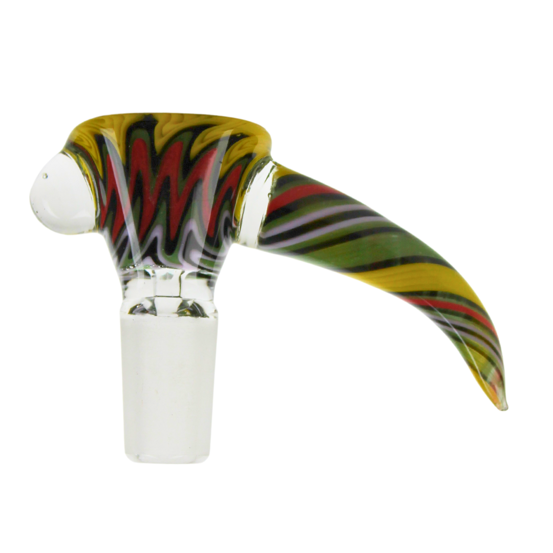 14mm Wig Wag Horn Bowl w/ Wart