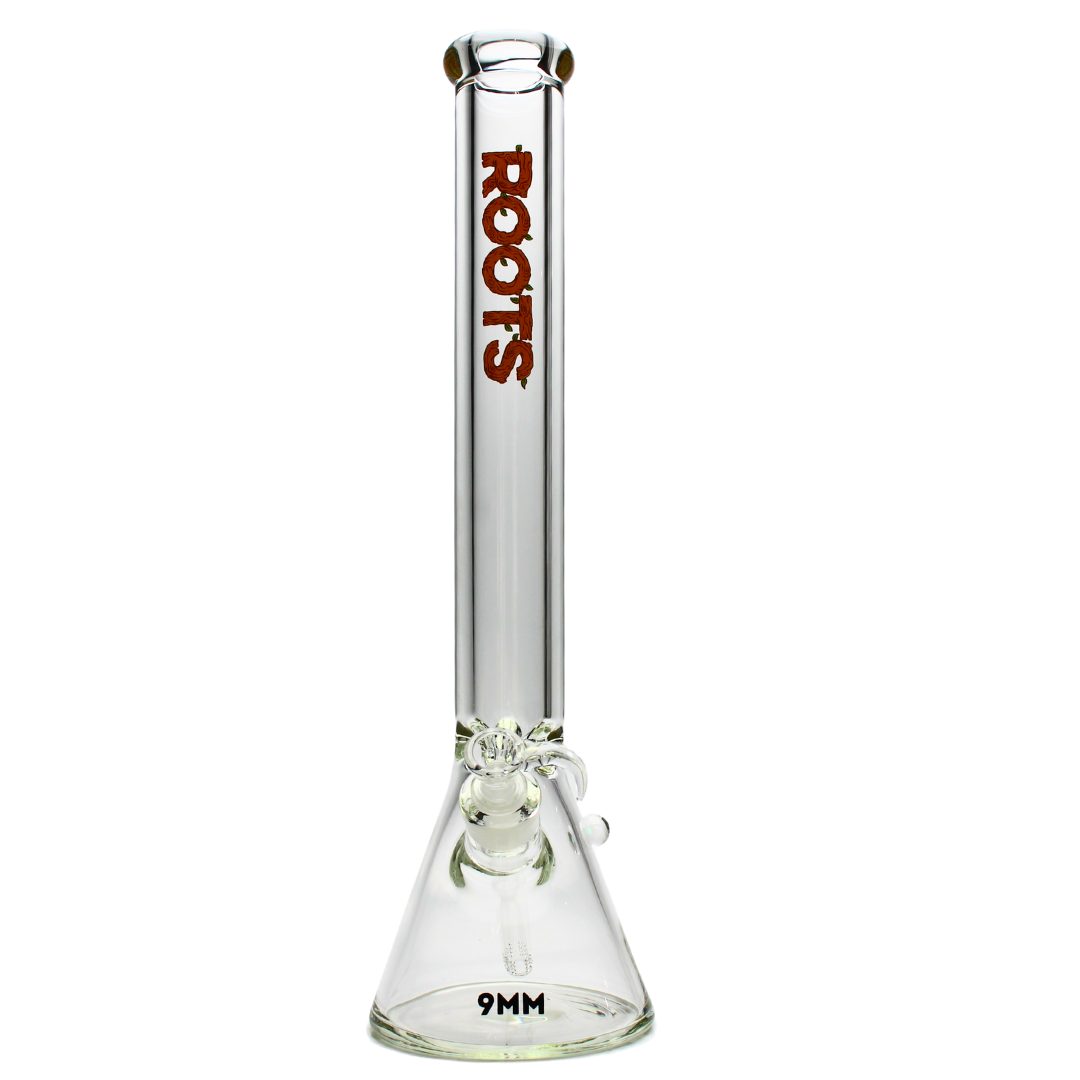 Roots Glass 18" Limited Edition 9mm Beaker w/ Opal