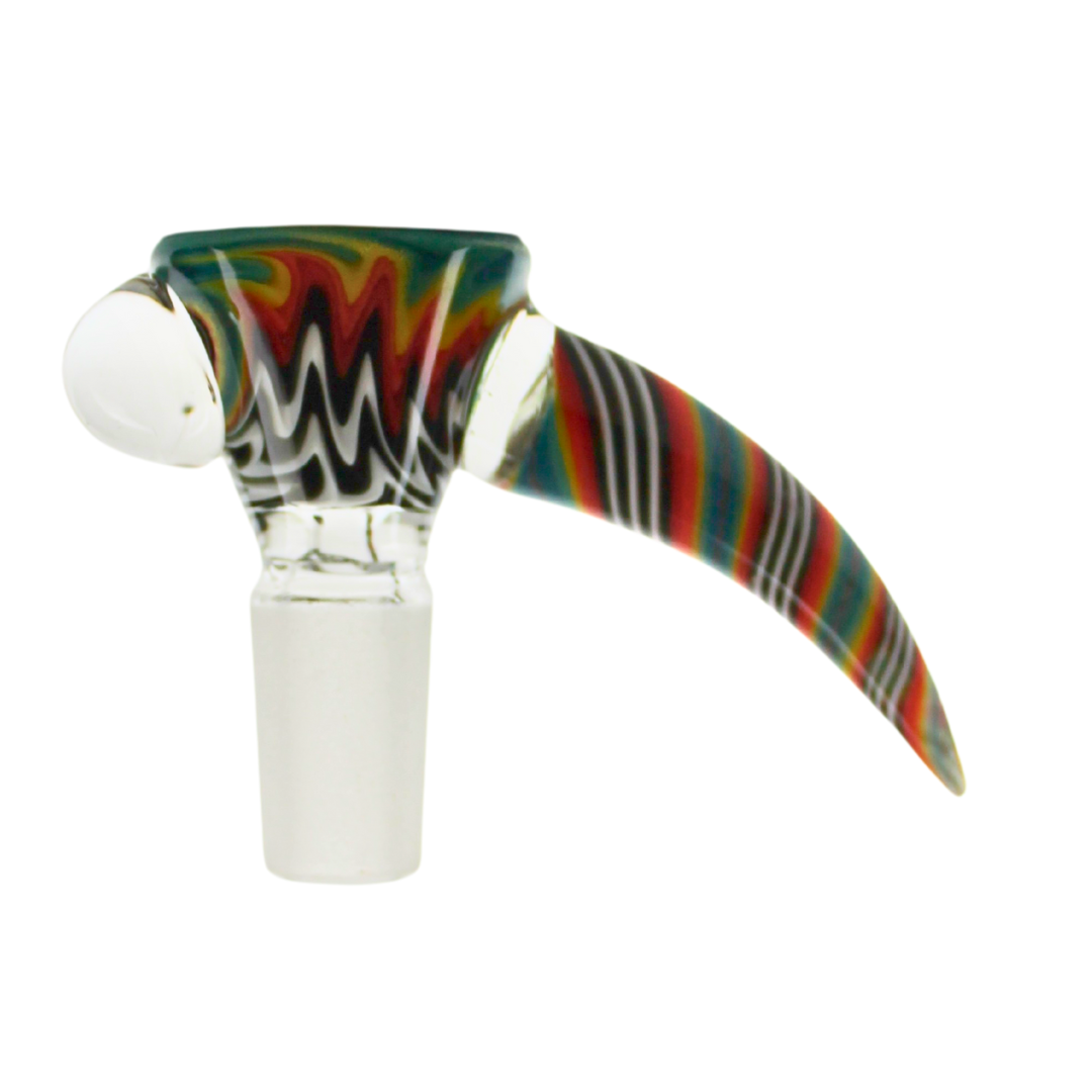 14mm Wig Wag Horn Bowl w/ Wart