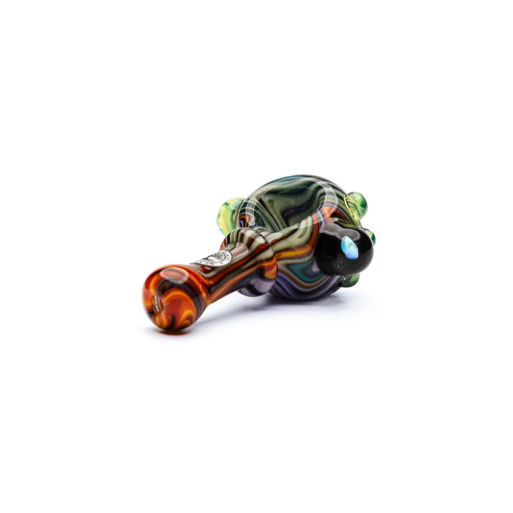 Roots Glass Mini Spoon w/ Opal