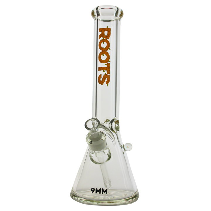 Roots Glass 14" Limited Edition 9mm Beaker w/ Opal