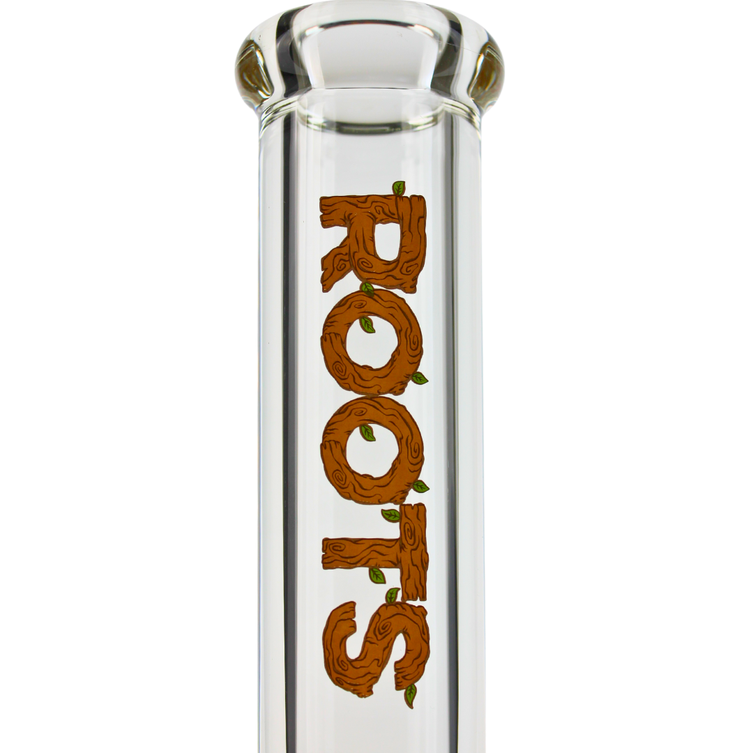 Roots Glass 18" Limited Edition 9mm Beaker w/ Opal