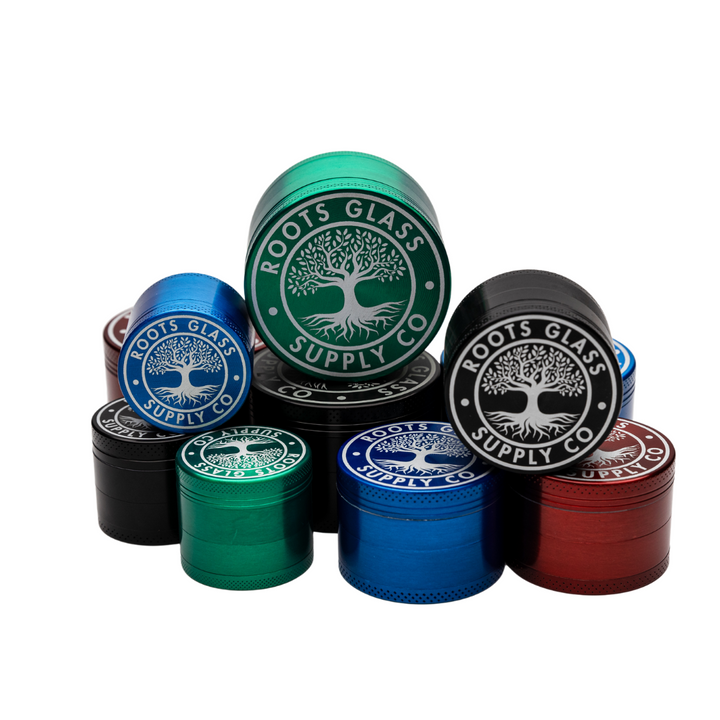 Roots Glass 40mm 4 Piece Grinder