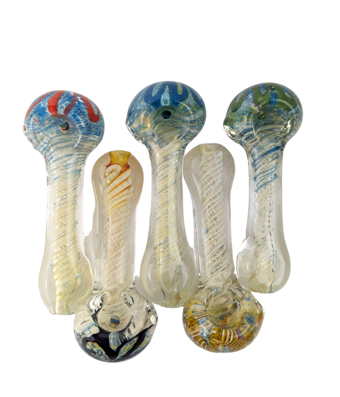 SSP-45 4" Spiral Squiggle Hand Pipe