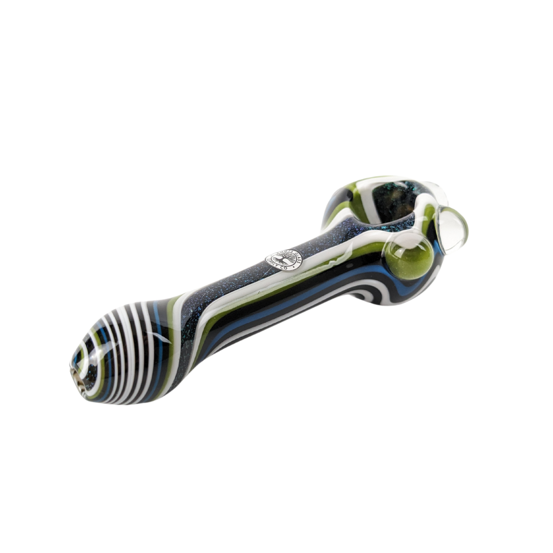 Roots Glass Dichro Spoon Pipe (4pc)