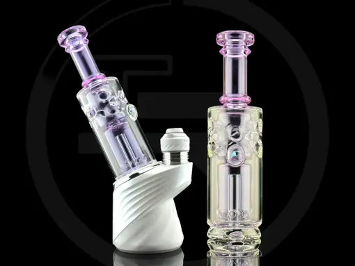 Iridescent Glass: Mini Fab 1.0 Puffco Peak Attachment