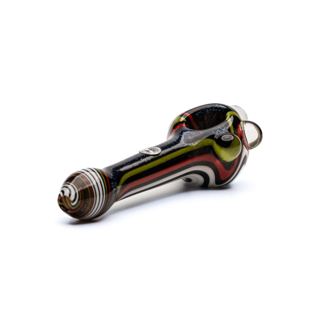 Roots Glass Dichro Spoon Pipe (4pc)