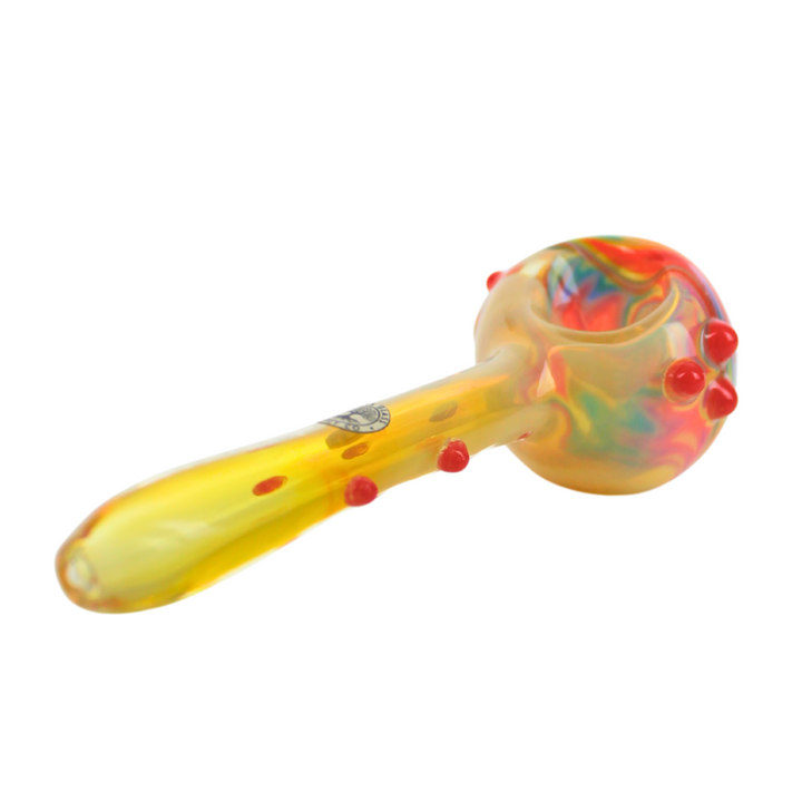 Roots Glass Fume Wig Wag Hand Pipe