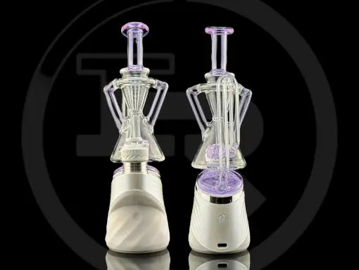 Iridescent Glass: Dualcycler Puffco Peak Attachment