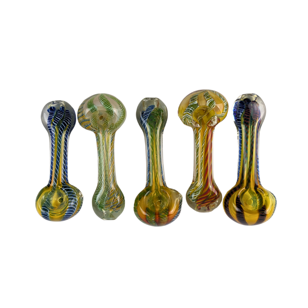 Ssp-52 4" Fumed Striped Hand Pipe