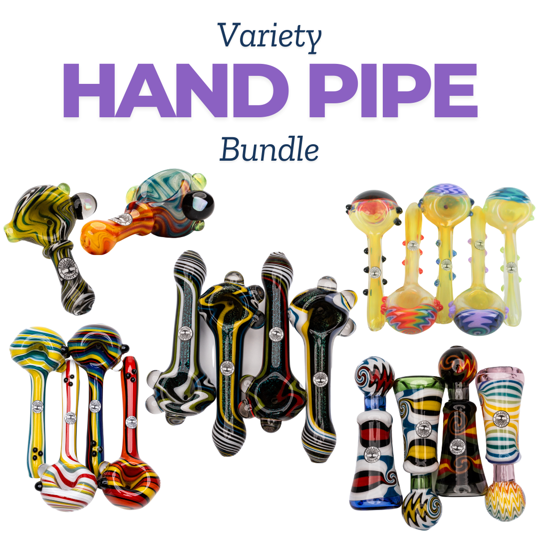 Roots Glass Variety Hand Pipe Bundle (18CT)