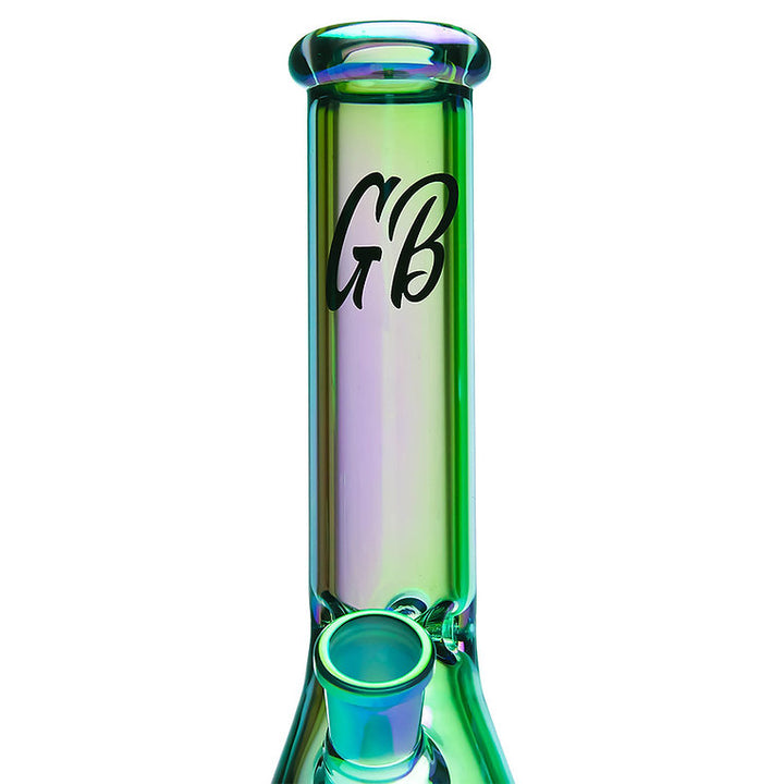 10" Green Bear Chrome Beaker