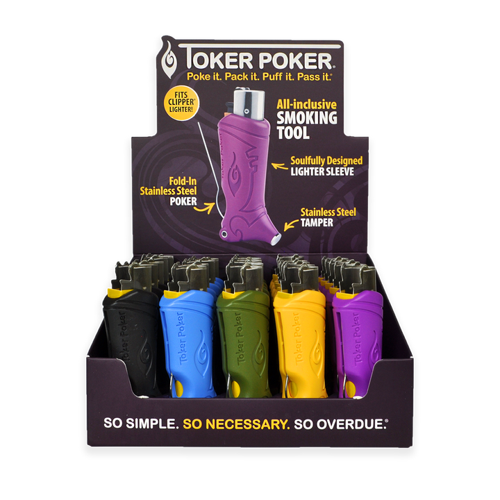 Toker Poker Clipper Display (25 ct)