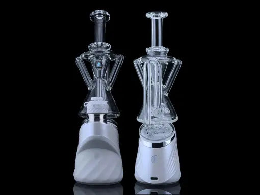 Iridescent Glass: Dualcycler Puffco Peak Attachment