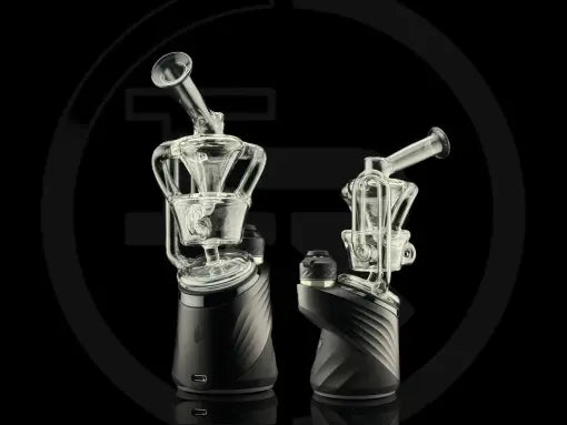 Iridescent Glass: DUALY 2.0 Puffco Peak Attachment
