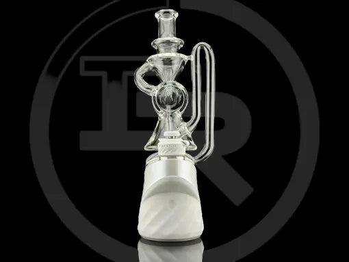 Iridescent Glass: Disc Recycler Puffco Peak Attachment