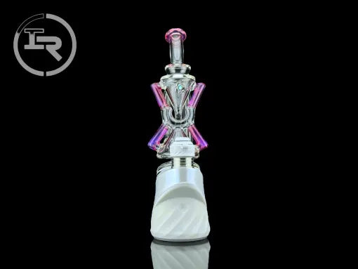 Iridescent Glass x Ion Glass: Le Superior XCR Puffco Peak Attachment