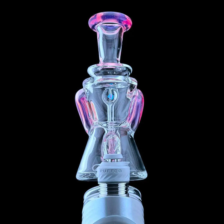 Iridescent Glass: SUPERIOR Gilcycler Puffco Peak Attachment