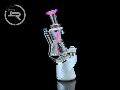 Iridescent Glass: SUPERIOR Gilcycler Puffco Peak Attachment