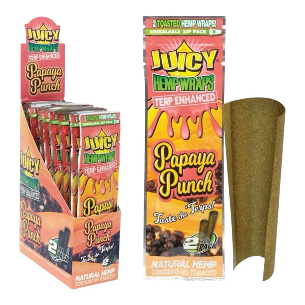 Juicy Hemp Wraps Terp Enhanced