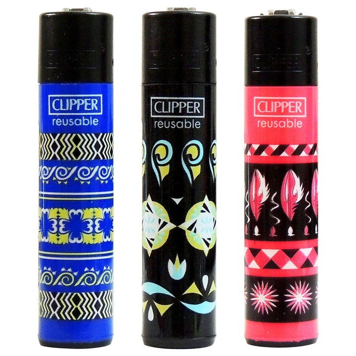 Clipper Lighter Deco Pattern 48pk