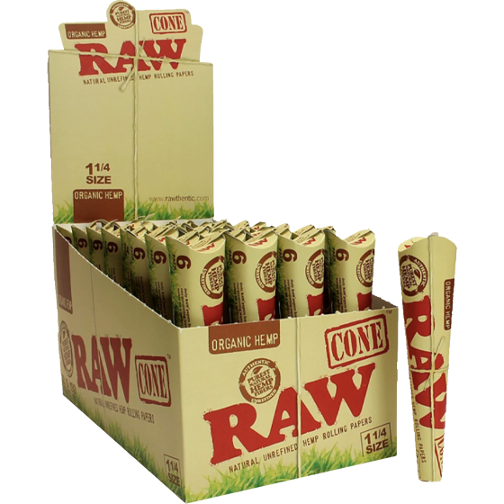 RAW 1.25" Organic Cones Box