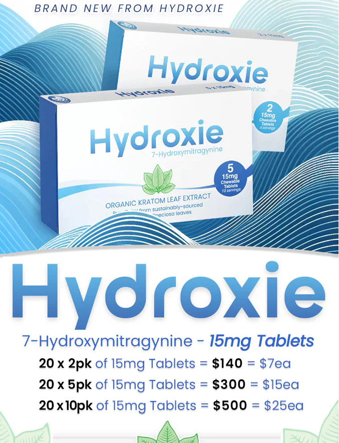 Hydroxie 20x10pk 15mg 7-OH Tablets