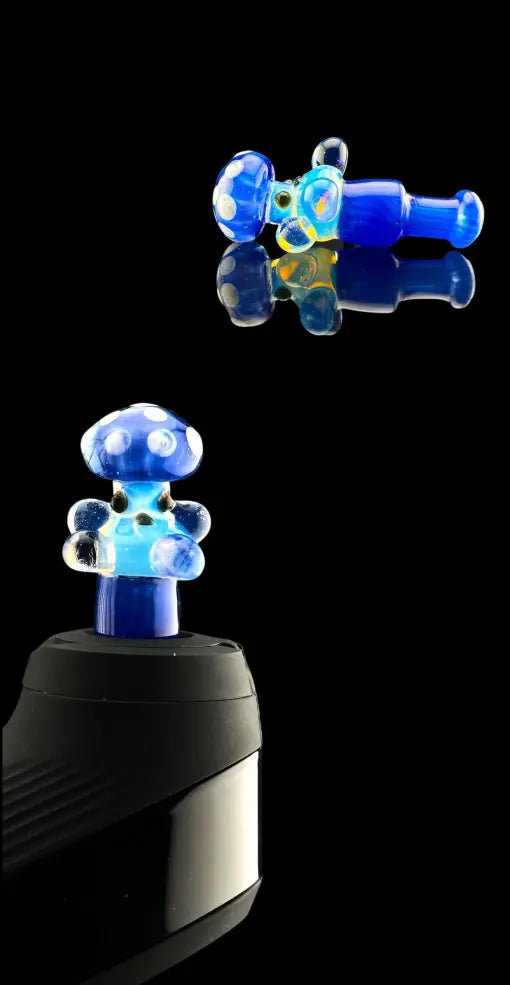 Iridescent Glass: Shroom Dude NEW Peak/Proxy Joystick Cap